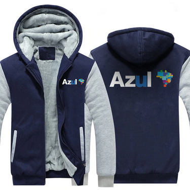 AZUL AIRLINES JACKETS FLEECE SWEATSHIRT